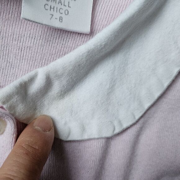 Vintage New Moves Collared Cardigan Sweater • Girls Size Small 7-8 year USA - Picture 6 of 6